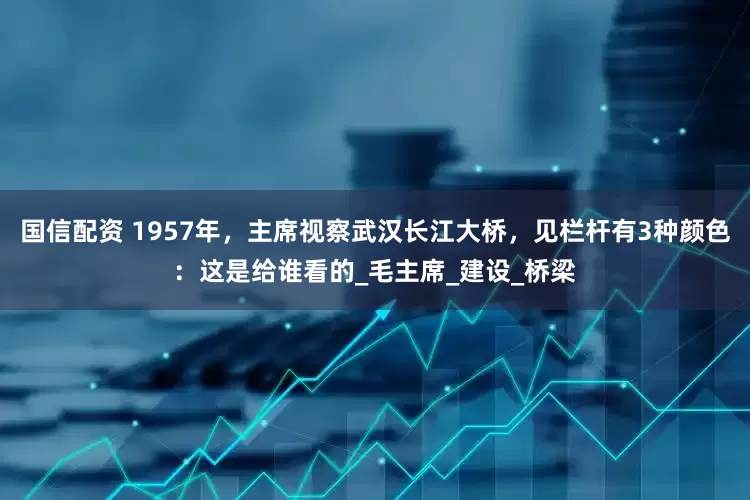 国信配资 1957年，主席视察武汉长江大桥，见栏杆有3种颜色：这是给谁看的_毛主席_建设_桥梁